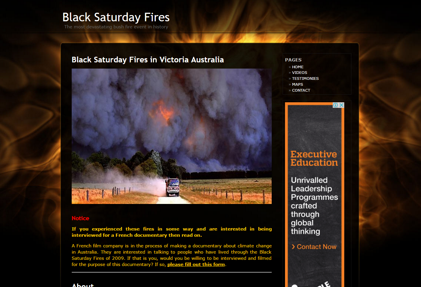 blacksaturdayfires.com